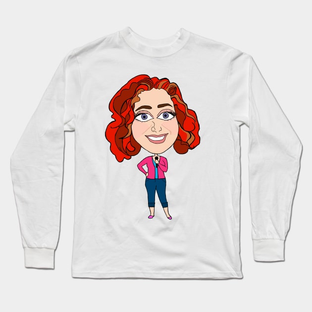 TCW as drawn by Dana Whissen Long Sleeve T-Shirt by Living Room Comedy